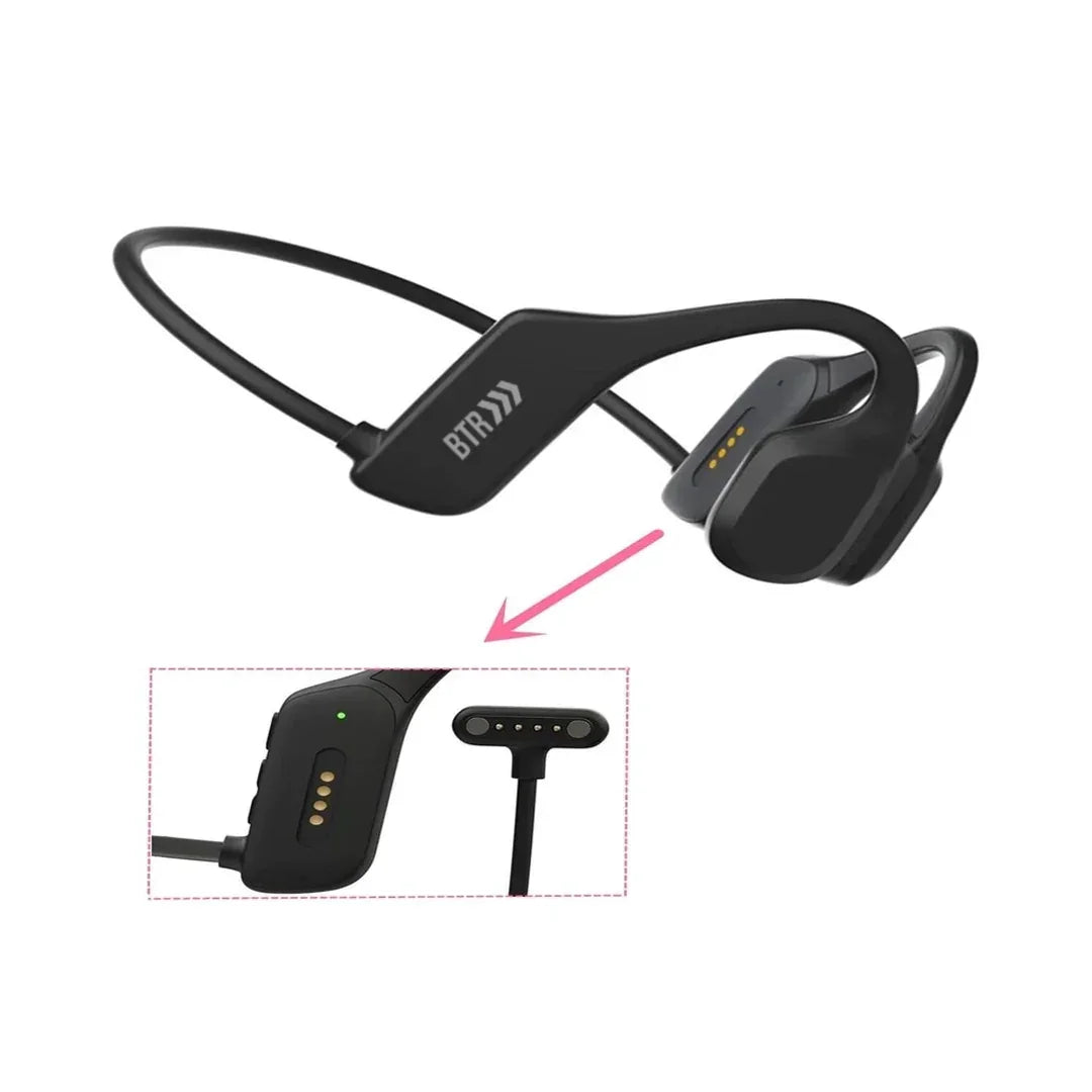 Fones de ouvido Bluetooth de condução óssea resistentes à água/suor