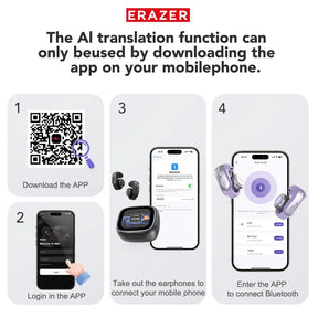 ERAZER XF28 Bluetooth com Tradutor