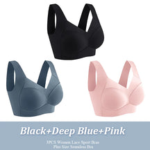 Confezione da 3 reggiseni comodi e sostenitivi