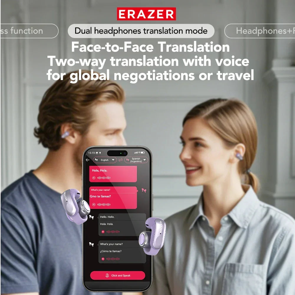 ERAZER XF28 Bluetooth com Tradutor